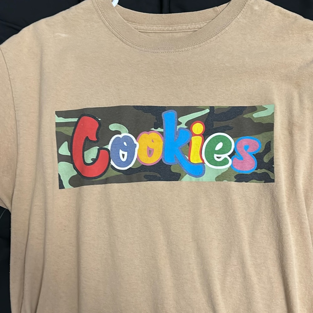 Brown cookies graphic shirt